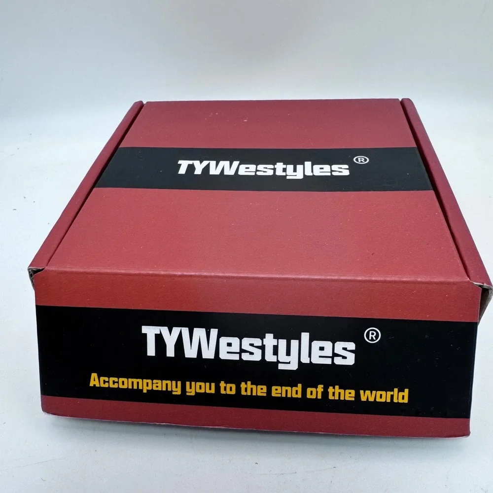 TYWestyles Womens Genuine Leather Belt Vintage Solid Brass Circle Buckle‎ New